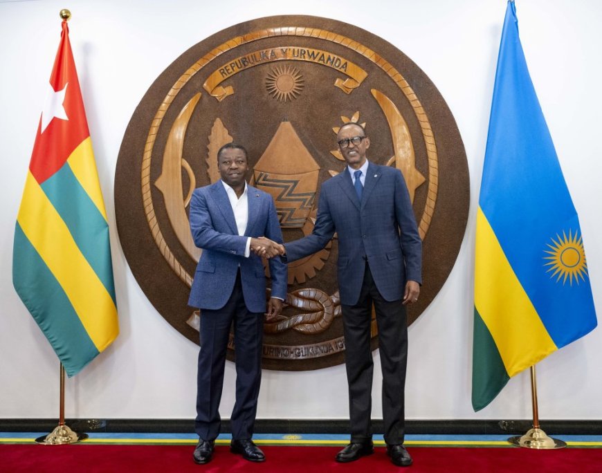 President Kagame and Faure Gnassingbé Strengthen Rwanda-Togo Relations