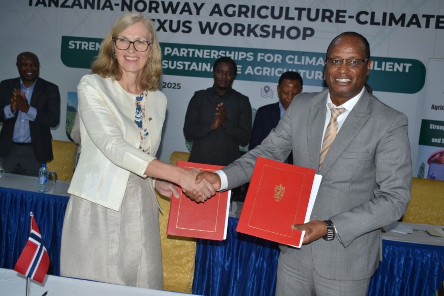 Jean Jacques Mbonigaba Muhinda Signs Funding Agreement to Boost Climate-Resilient Agriculture in Tanzania