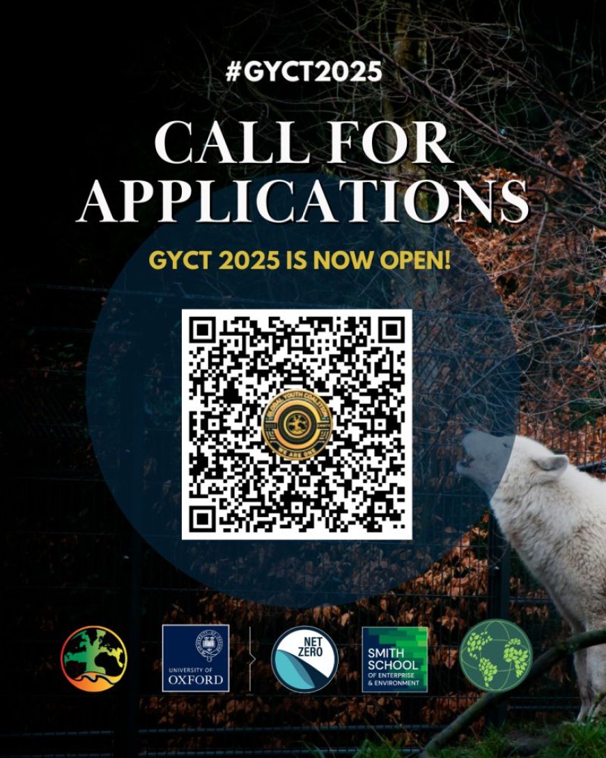 Applications NOW OPEN: Join the 2025 Global Youth Climate Training Program ????????