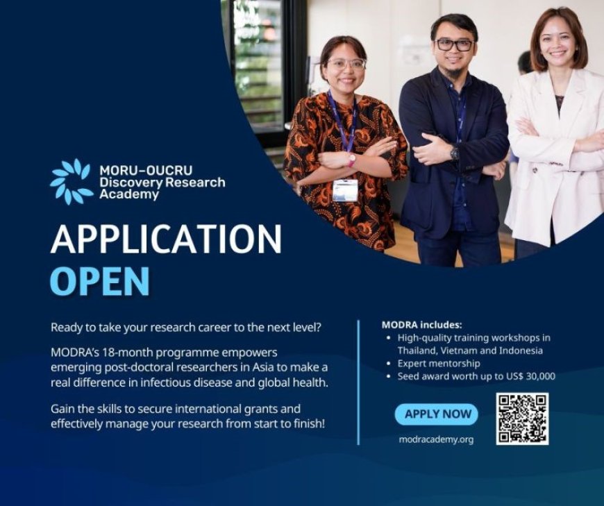 MODRA 2025 Opens Applications for Early-Career Researchers in Global Health and Infectious Diseases